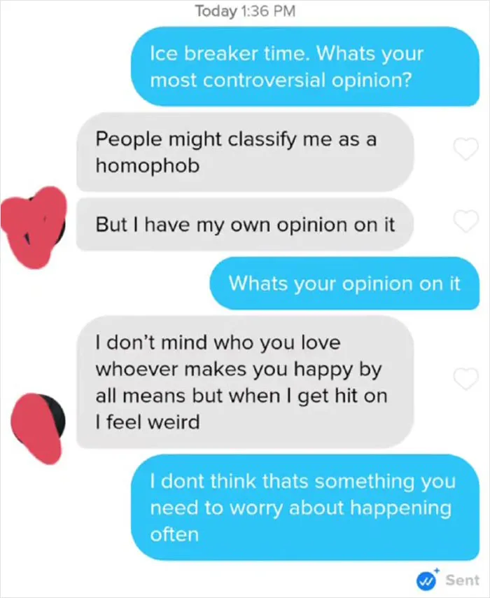 Women Are Saving Time On Dating Apps By Asking For Controversial Opinions As The First Thing And These Are 30 Answers They Got