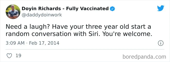 40 Hilarious Parenting Tweets About What It’s Like To Raise Kids In The Age Of Alexa And Siri