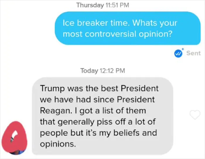 Women Are Saving Time On Dating Apps By Asking For Controversial Opinions As The First Thing And These Are 30 Answers They Got