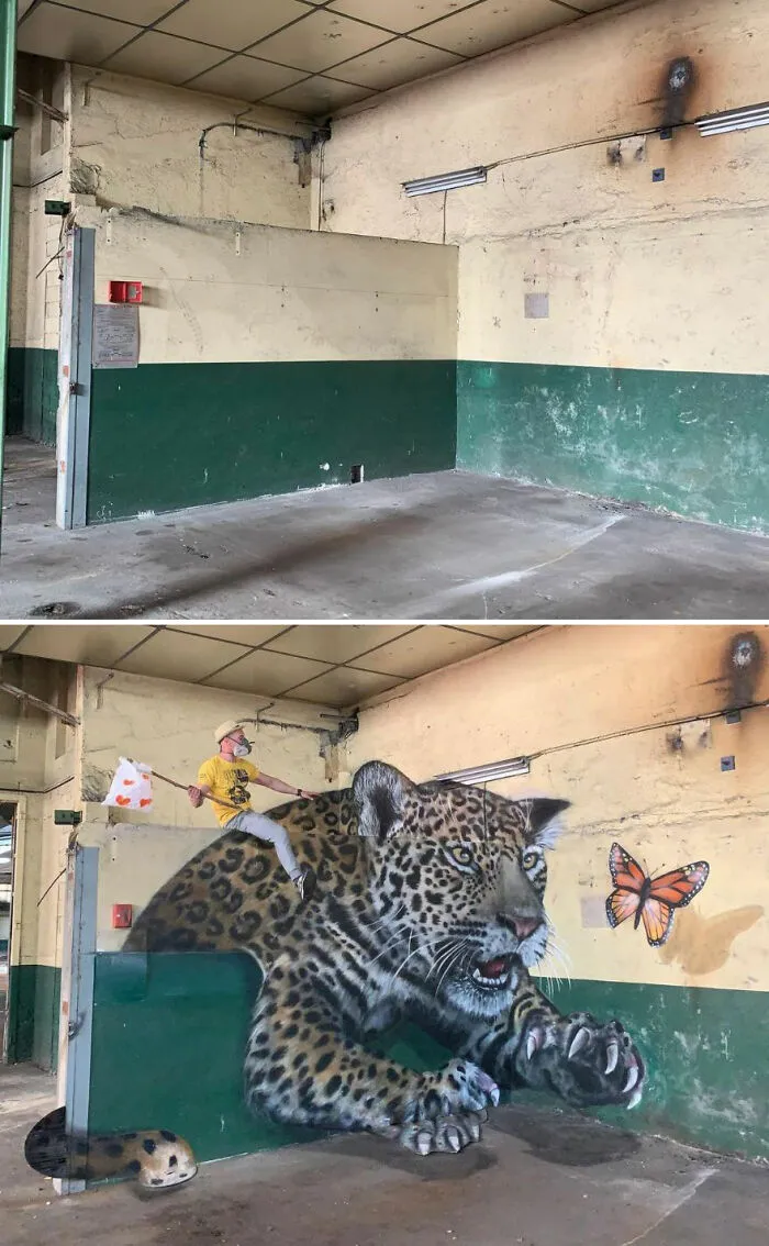 French Street Artist Paints 3D Creature Graffiti And It’s Not For The Faint Of Heart (30 New Pics)