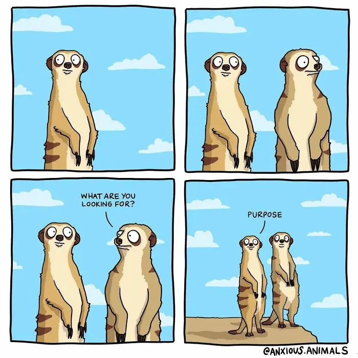 30 Funny And Relatable "Anxious Animals" Comics