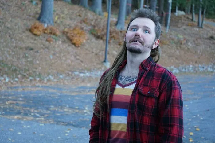 My Wife Let Me Use Her Hair Extensions And Maternity Shirt For My Last Minute Halloween Costume