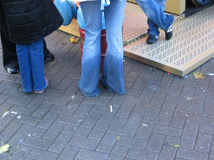 When You Wore Flare Jeans And It Rained