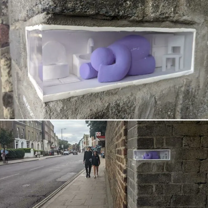 Un diminuto apartamento en un ladrillo en Londres