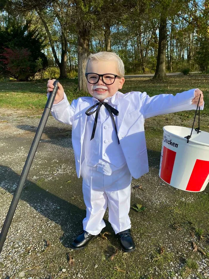 My 2-Year-Old As The Colonel