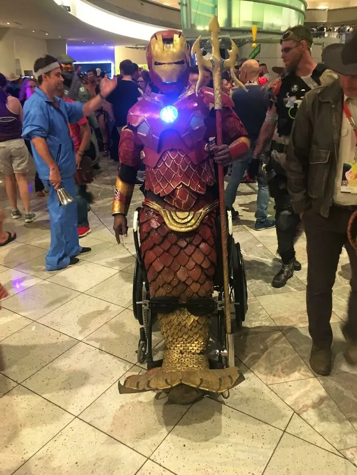 Fantastic Use Of His Stand Up Wheelchair