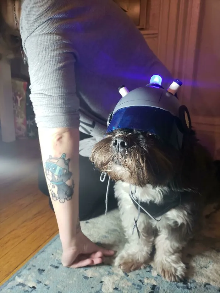 Snowball Costume To Match Tattoo