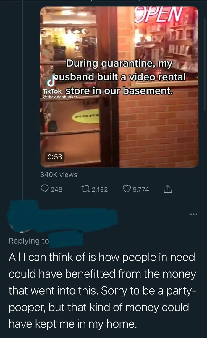 Dude Builds A Cool Lockdown Project, Eb Thinks That The Money He Spent Should Have Gone To Her