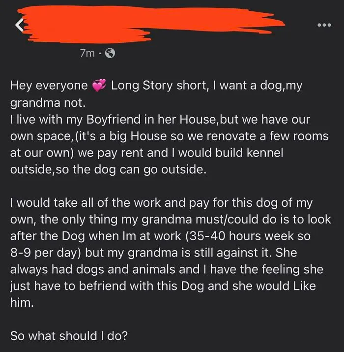 I Found This On A Dog Group On Facebook...”only 35-40 Hours”
