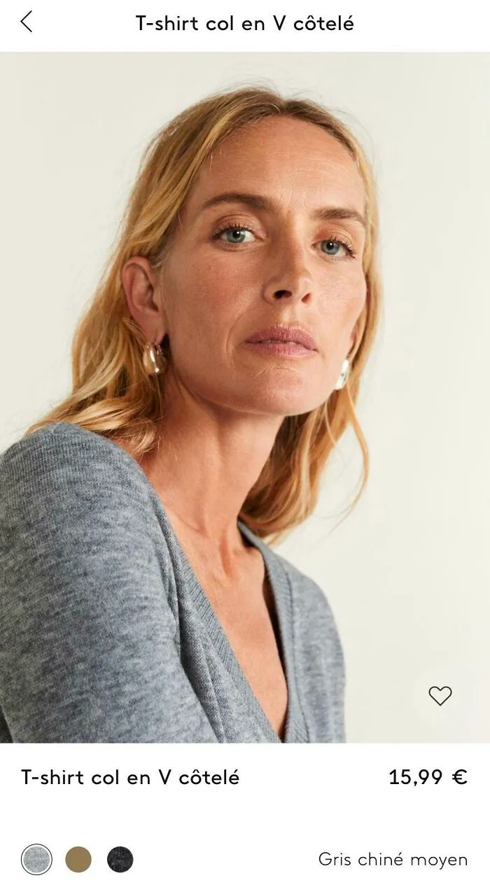 Mango - Refreshing To See Older Models With No Photoshop