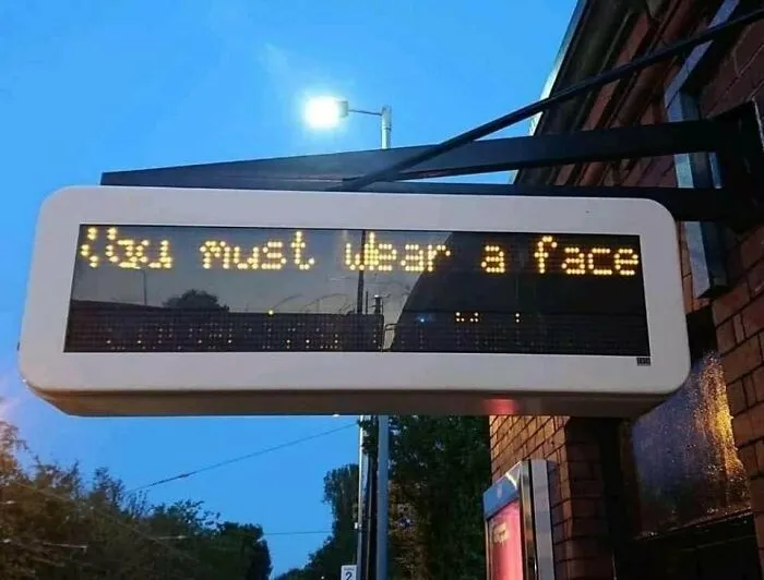 But I Forgot My Face At Home