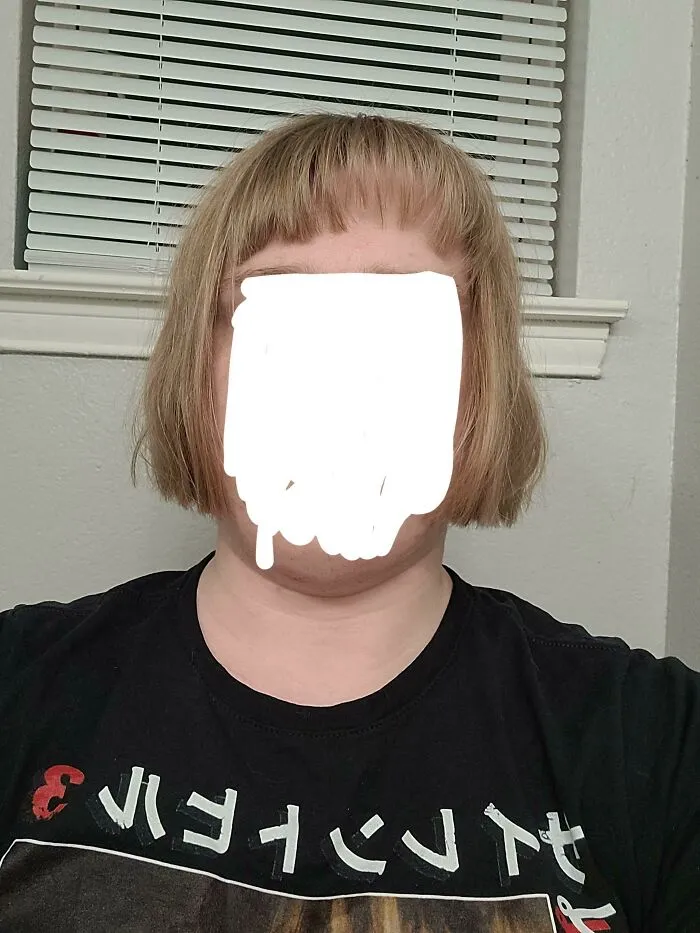 Went To A New Barber Because My Normal One Was Booked And I Have A Date Tomorrow. Asked For A Chin Length Bob. This Cost Me $58