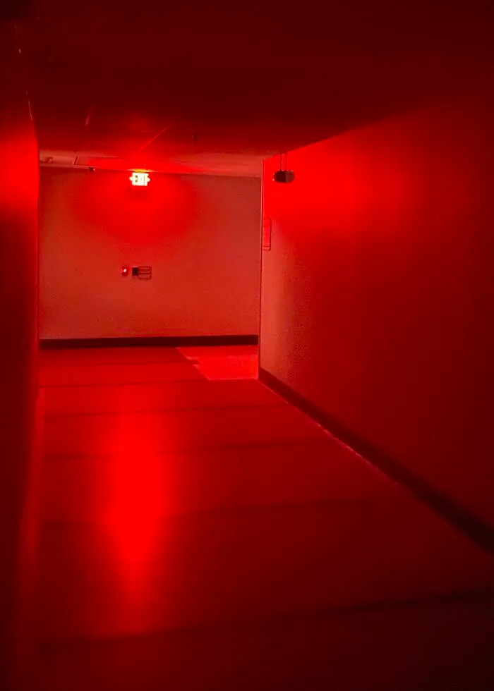 Hallway In My Hospital After An Electrical Explosion