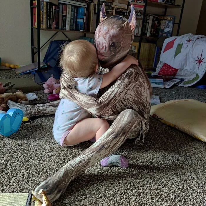 My Daughter's Bat Morph Suit