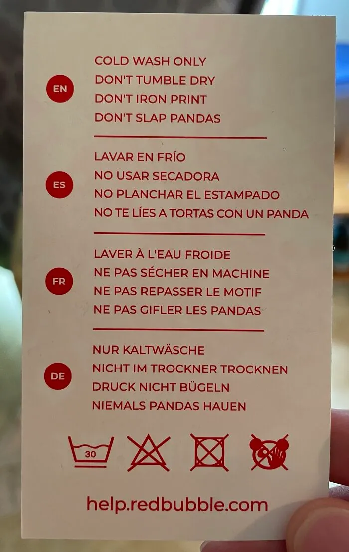 Don’t!