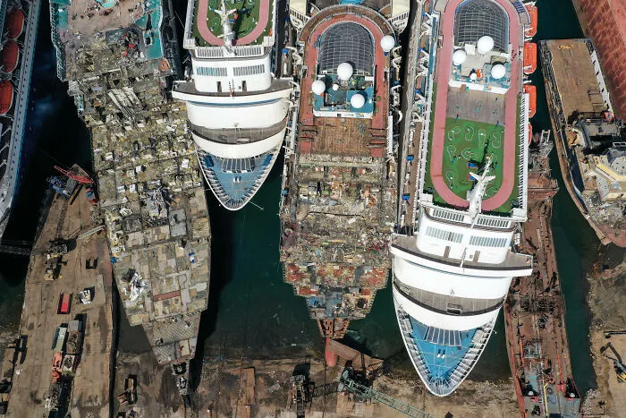 Cementerio de barcos usados