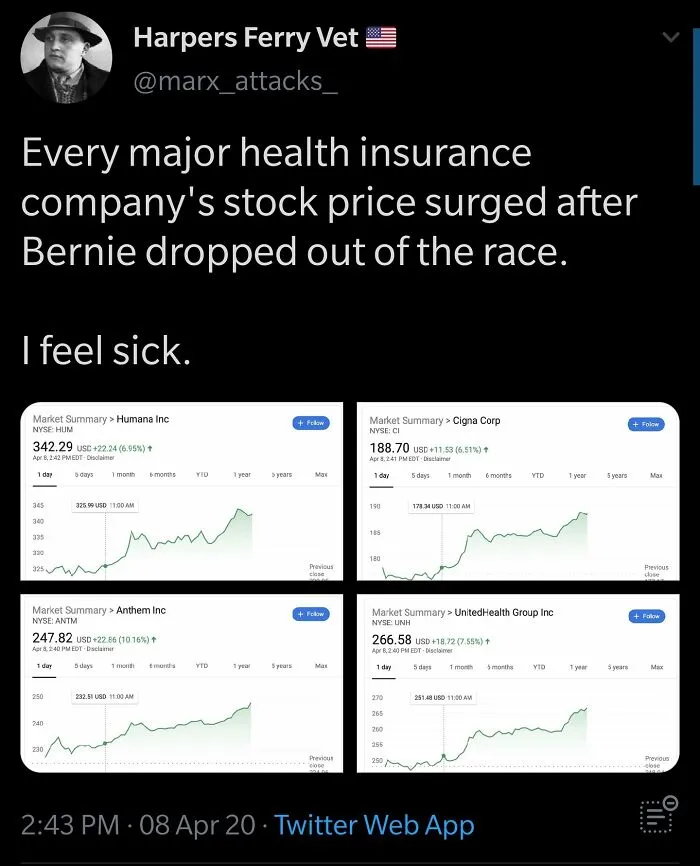 Don't Get Sick Tho. You Can't Afford That Shit.