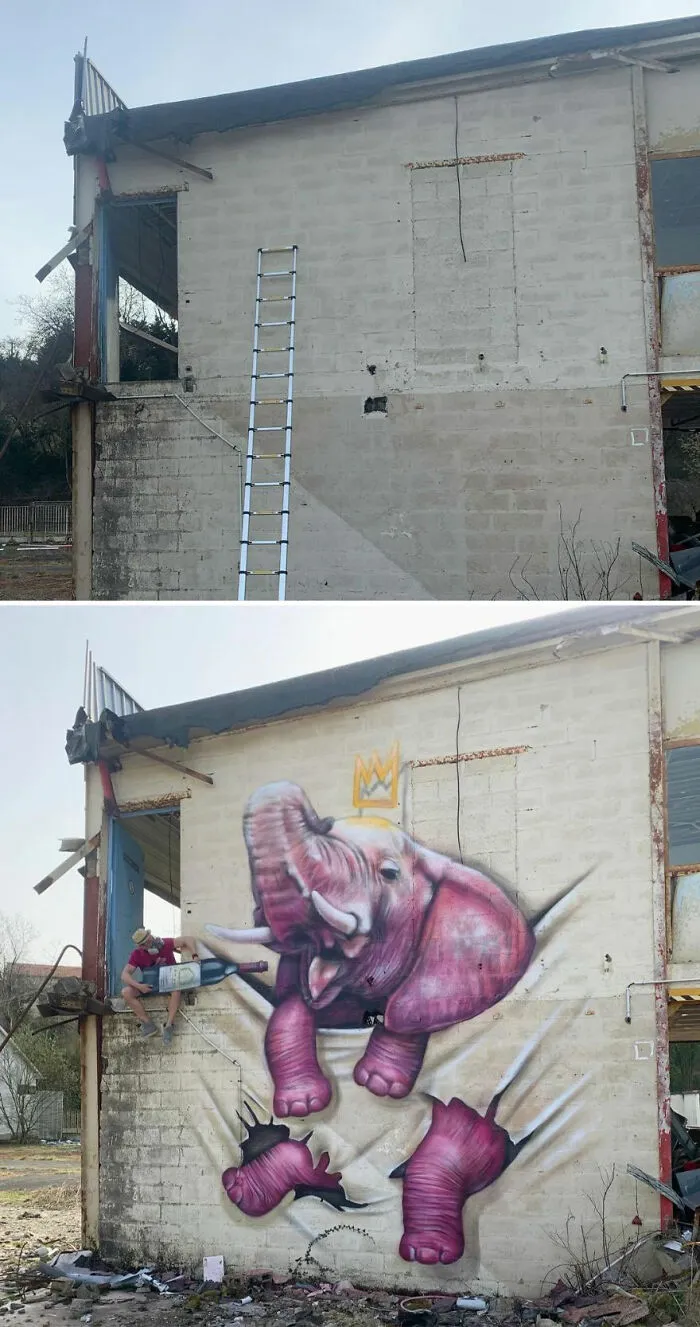 French Street Artist Paints 3D Creature Graffiti And It’s Not For The Faint Of Heart (30 New Pics)