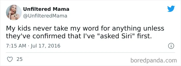 40 Hilarious Parenting Tweets About What It’s Like To Raise Kids In The Age Of Alexa And Siri