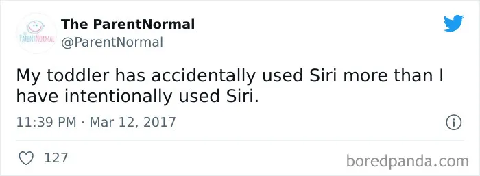 40 Hilarious Parenting Tweets About What It’s Like To Raise Kids In The Age Of Alexa And Siri