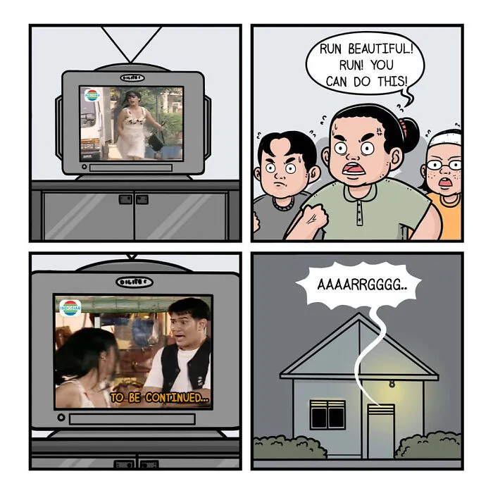 The Family Always Got Together To Watch The Soap Operas