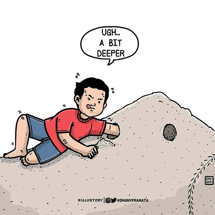 Making Tunnels In The Sand