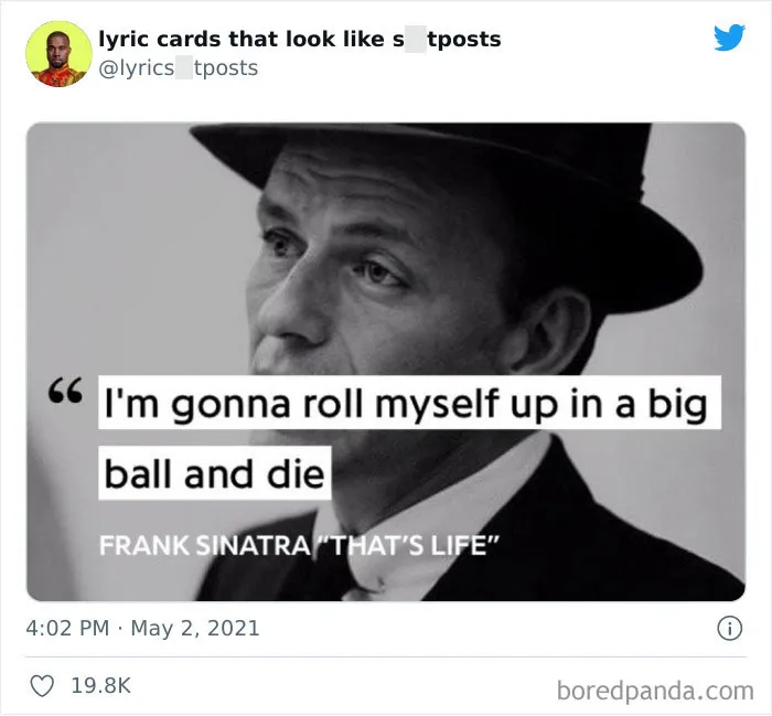 30 Hilariously Absurd Lyrics Shared On This Twitter That Collects Lyrics ‘You’d Never Believe Are Real’ (New Pics)
