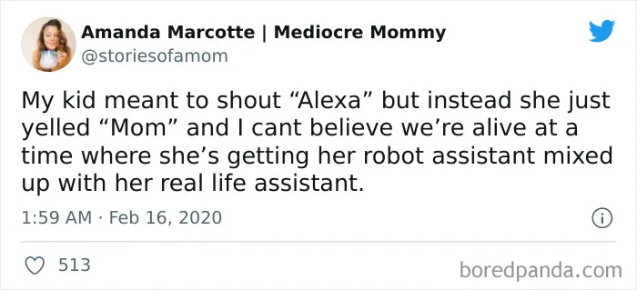 40 Hilarious Parenting Tweets About What It’s Like To Raise Kids In The Age Of Alexa And Siri