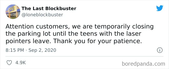 35 Hilarious Gems From “The Last Blockbuster” Twitter Account (New Posts)