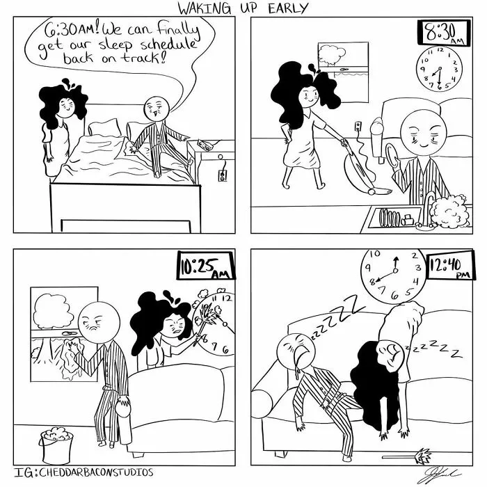 30 Ridiculously Funny Comics By 'Cheddar Bacon Studios'