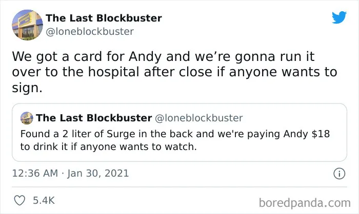 35 Hilarious Gems From “The Last Blockbuster” Twitter Account (New Posts)