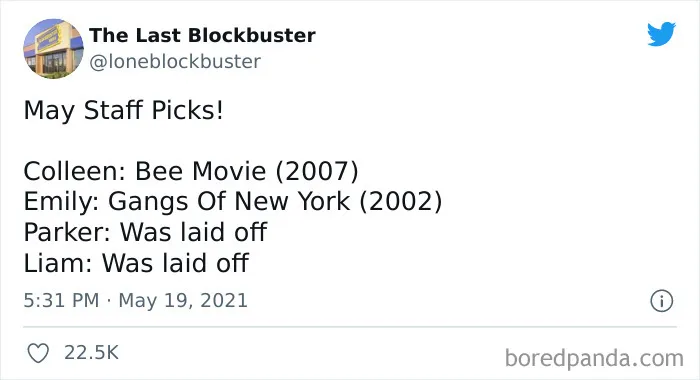 35 Hilarious Gems From “The Last Blockbuster” Twitter Account (New Posts)