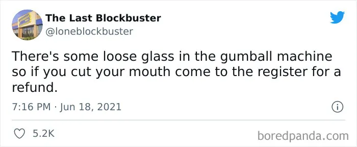 35 Hilarious Gems From “The Last Blockbuster” Twitter Account (New Posts)