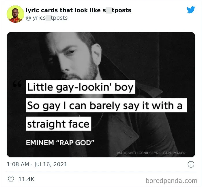 30 Hilariously Absurd Lyrics Shared On This Twitter That Collects Lyrics ‘You’d Never Believe Are Real’ (New Pics)