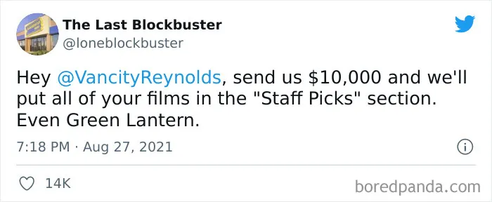 35 Hilarious Gems From “The Last Blockbuster” Twitter Account (New Posts)