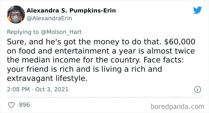 Twitter Users Mock People Who Say Huge Salaries Don't Make Them Rich (30 Tweets)