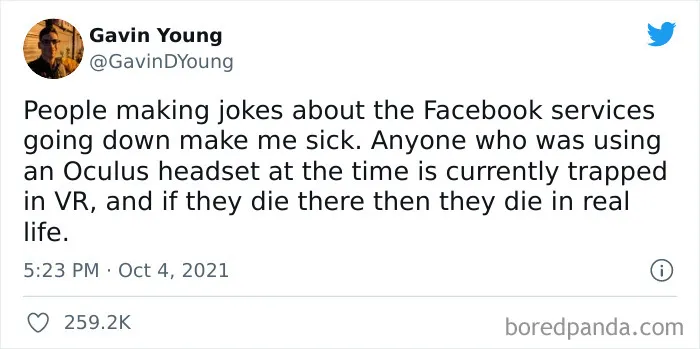 35 Of The Internet's Funniest Responses To Facebook Outage