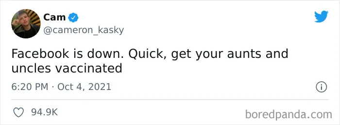 35 Of The Internet's Funniest Responses To Facebook Outage