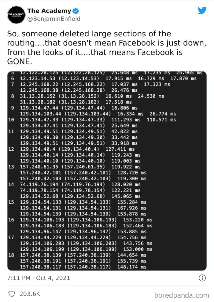 35 Of The Internet's Funniest Responses To Facebook Outage