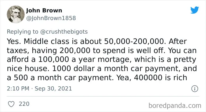 Twitter Users Mock People Who Say Huge Salaries Don't Make Them Rich (30 Tweets)