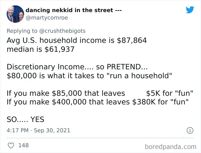 Twitter Users Mock People Who Say Huge Salaries Don't Make Them Rich (30 Tweets)