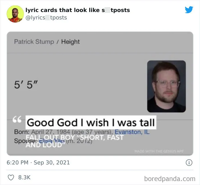 30 Hilariously Absurd Lyrics Shared On This Twitter That Collects Lyrics ‘You’d Never Believe Are Real’ (New Pics)