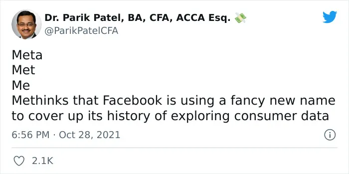 30 Of The Best Memes And Jokes In Response To Facebook Changing Its Name To "Meta"
