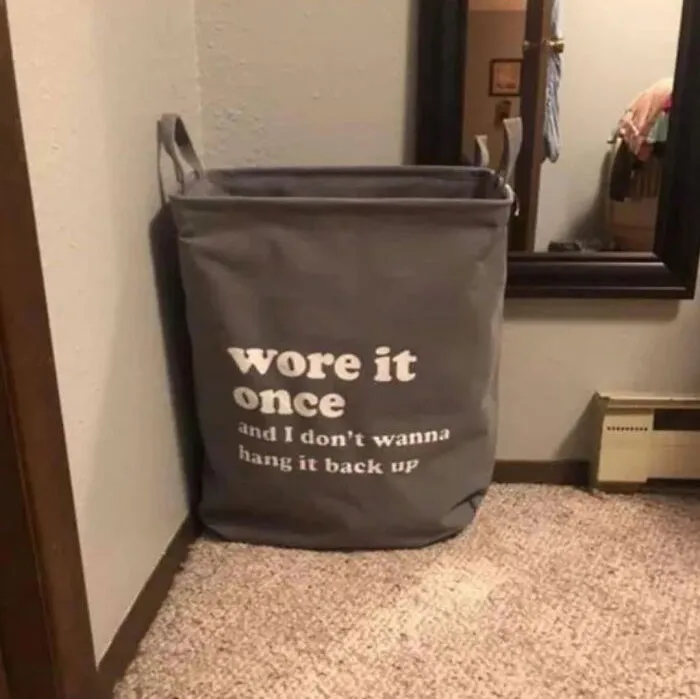 Not Clean, Not Needing Washing Basket