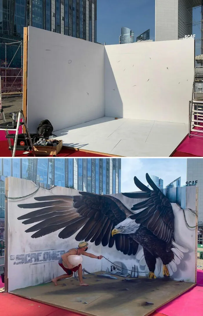 French Street Artist Paints 3D Creature Graffiti And It’s Not For The Faint Of Heart (30 New Pics)