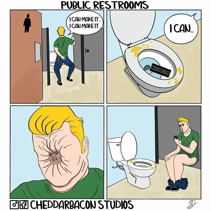 30 Ridiculously Funny Comics By 'Cheddar Bacon Studios'