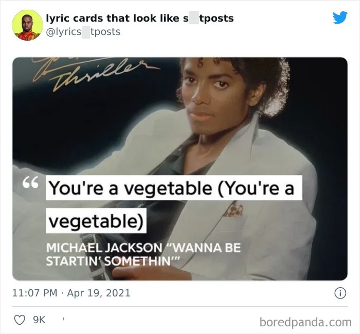 30 Hilariously Absurd Lyrics Shared On This Twitter That Collects Lyrics ‘You’d Never Believe Are Real’ (New Pics)
