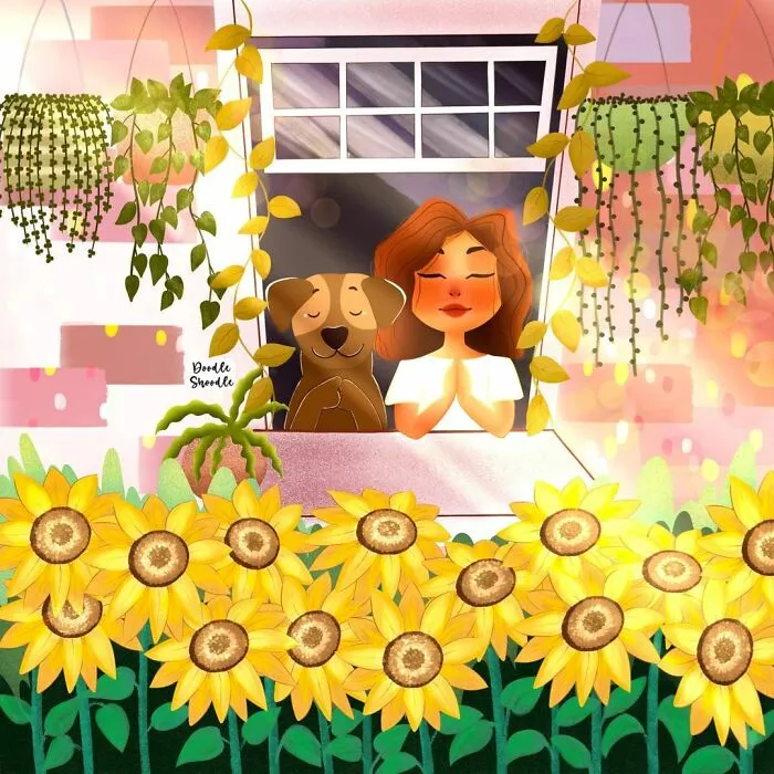 If You Had A Gloomy Day, These Illustrations Will Probably Make Your Worries Go Away (46 Pics)