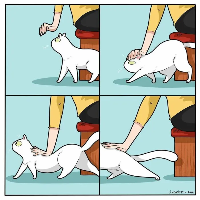 Esta artista ilustra cómo es vivir con un gato (25 nuevas imágenes)