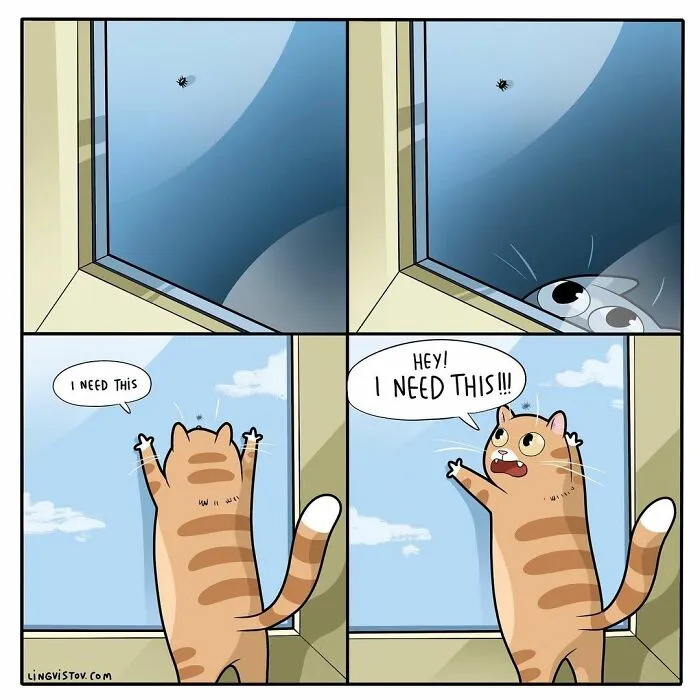 Artist Illustrates What It's Like To Live With A Cat (30 New Pics)